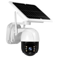 klack camara de vigilancia wifi con vision nocturna y panel solar