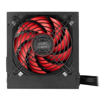 Fuente Alimentación 750W MARS GAMING MPIII750, Fuente Alimentación PC ATX 750W, 5 Años de Garantía, 85% Eficiencia, Sistema Digital APFC, Ventilador