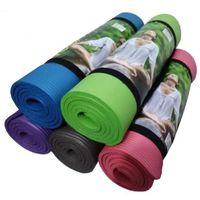 alfombrilla de ejercicio ecologica tpe nbr antideslizante con correa de transporte de entrenamiento para pilates y ejercicios en el suelo