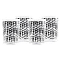 set de 4 vasos de sidra con calaveras scalpers home