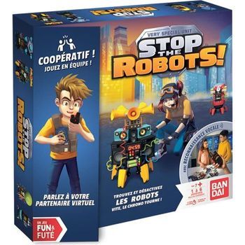 Unidad Muy Especial: Stop Robots - Juego De Mesa Colaborativo Bandai