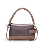hispanitas para mujer bi264947 bolso compacto taupe osfa tela casual poliuretano