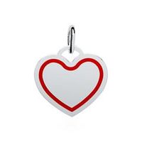colgante corazon de plata 925 grabable