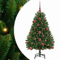 arbol de navidad artificial verde 120 cm pvc y metal