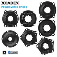 xcadey road mtb bike spider powermeter con base de sensor compatible con shimano srm rotr raceface easton crank chainring 104bcd 110bcd