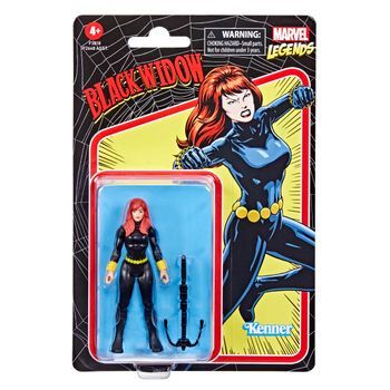 Marvel Legends Retro 3.75 Blk Widow - Figura - Marvel Classic  - 4 Años+
