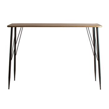 Escritorio Hierro Lastdeco Reken 75 * 60 * 120 Cm Negro/oro