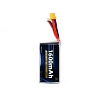bateria hglrc 222v 1600mah 180c 6s lipo con conector xt60 para drones de carrera fpv de 5 pulgadas