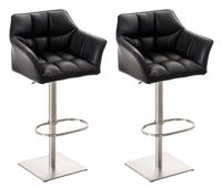 set de 2 taburetes de bar damaso 64x45x88cm