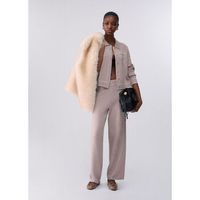 liu jo pantalones pantalones con cuciture a contrasto para mujer