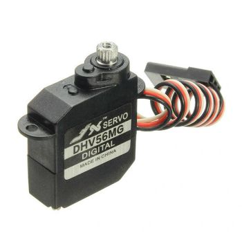 JX Servu DHV56MG 5.6g DS Digital Coreless MG Metal Gear HV Servo 1.2kg 0.10sec Para Avión RC
