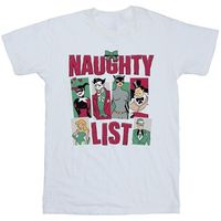 dessins animes camiseta naughty list para hombre