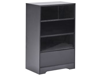 Cómoda de 5 cajones  negro