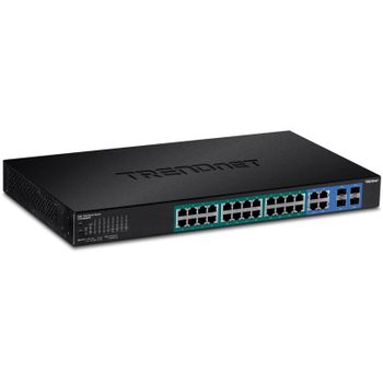 Conmutador de red TRENDnet TPE-5028WS 28 puertos Gigabit Web Smart PoE+