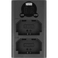 cargador newell dl-usb-c doble canal para baterias np-fz100