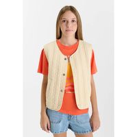 le temps des cerises chaqueta de punto chaqueta sin mangas gudragi para nina
