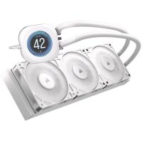 refrigeracion liquida corsair nautilus 360 rs 360mm 3 ventiladores blanco pwm