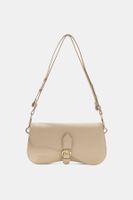 bolso de hombro de cuero genuino charlotte