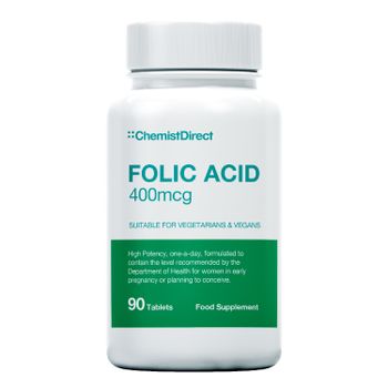 Chemist Direct Folic Acid 400mcg EXPIRY JUNE 2023