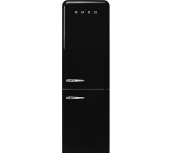 SMEG FAB32RBL3UK 60/40 Fridge Freezer - Black, Black