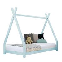 cama tipi infantil nakana 90 x 160 azul claro