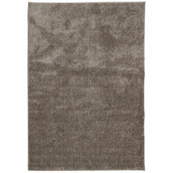 Alfombra Pelo Largo Aspecto Brillante Istan Gris 120x170 Cm Vidaxl