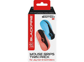 Grips modo ratón - Ardistel BlackFire Joy-Con 2 Mouse Twin Pack, Para de Nintendo Switch 2, Rojo y Azul