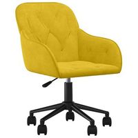 silla de masaje  silla de gaming giratoria de terciopelo amarillo