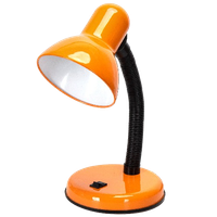 aigostar lampara de escritorio retror flexo led escritorio sin bombillar lampara de mesa compatible con led bombillas modelo e27r max 240vr lampara lectura para leerr trabajarr estudiarr naranja