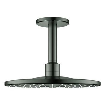 Conjunto De Ducha De Techo Con Brazo 142 Mm Grohe Rainshower Smartactive 310, 2 Chorros Anthracite, 26477al0