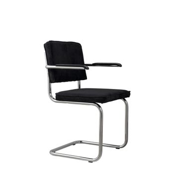 Silla de tela negra