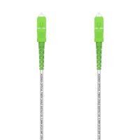 cable de fibra optica monomodo aisens a152-0499 scapc g657a2 15m lszh blanco