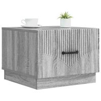 mesa de cafe - mesa de centro - mesa baja gris sonoma 49 x 50 x 37 cm madera de ingenieria