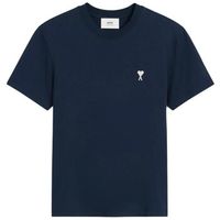 ami paris camiseta t-shirt hts060724430 blue night para mujer