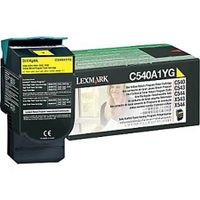 lexmark c540a1yg yellow original laser return programme toner cartridge