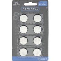 powerful pilas boton 3v cr2032 8p blister-8