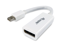 adaptador mini displayport macho a displayport hembra