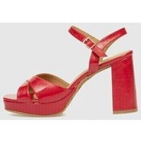 obvio sandalias sandalia kaie rojo para mujer