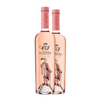 Marqués De Vargas Vino Rosado Conde De San Cristobal Flamingo Rosé Ribera Crianza 75 Cl 13.5% Vol. (pack De 2 Unidades)