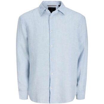 Jack & Jones Camisa manga larga 12293563 LAWRENCE LINEN-CHAMBRAY BLUE para hombre