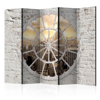 Biombo - New York: A View Through The Window Ii [room Dividers]