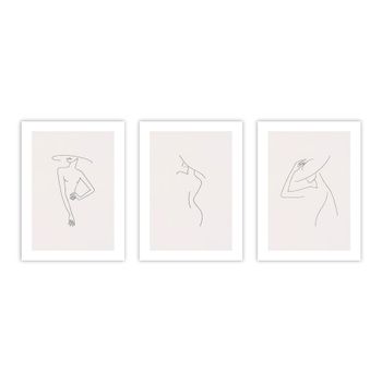 Set de 3 posters 176, 30x40 cm