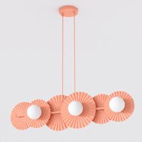 lampara de techo drino coral 6 luces