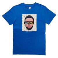 camiseta dearbball 3pt king  edicion lighthing azul