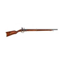 outlet replica de rifle de chispa con la insignia de napoleon en la empunadura del ano 1807 fabricada en metal y madera con mecanismo simulador de carga y disparo con canon ciego no funciona para decoracion