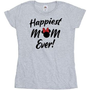Disney Camiseta manga larga Happiest m Ever para mujer