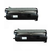 compatible twin pack epson s051056 black toner cartridges 2 pack