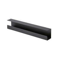 kimex canaleta pasacables horizontal para escritorio 60cm negro