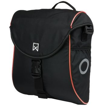 Alforja Para Bicicleta 300 S 12 L Negro Y Rojo Willex