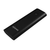aisens carcasa disco ssd m2 nvme usb 31 gen2 negra
